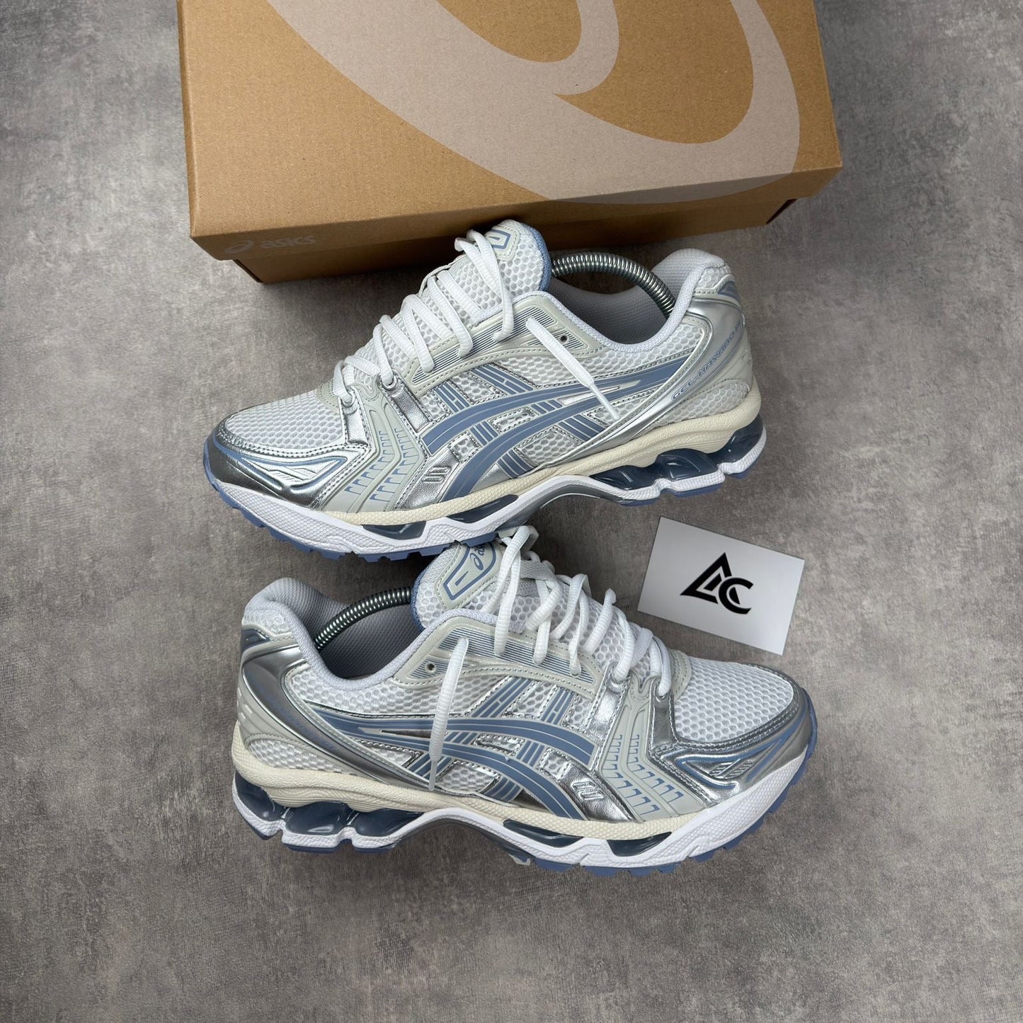 Asics Gel Kayano 14 White Light Navy