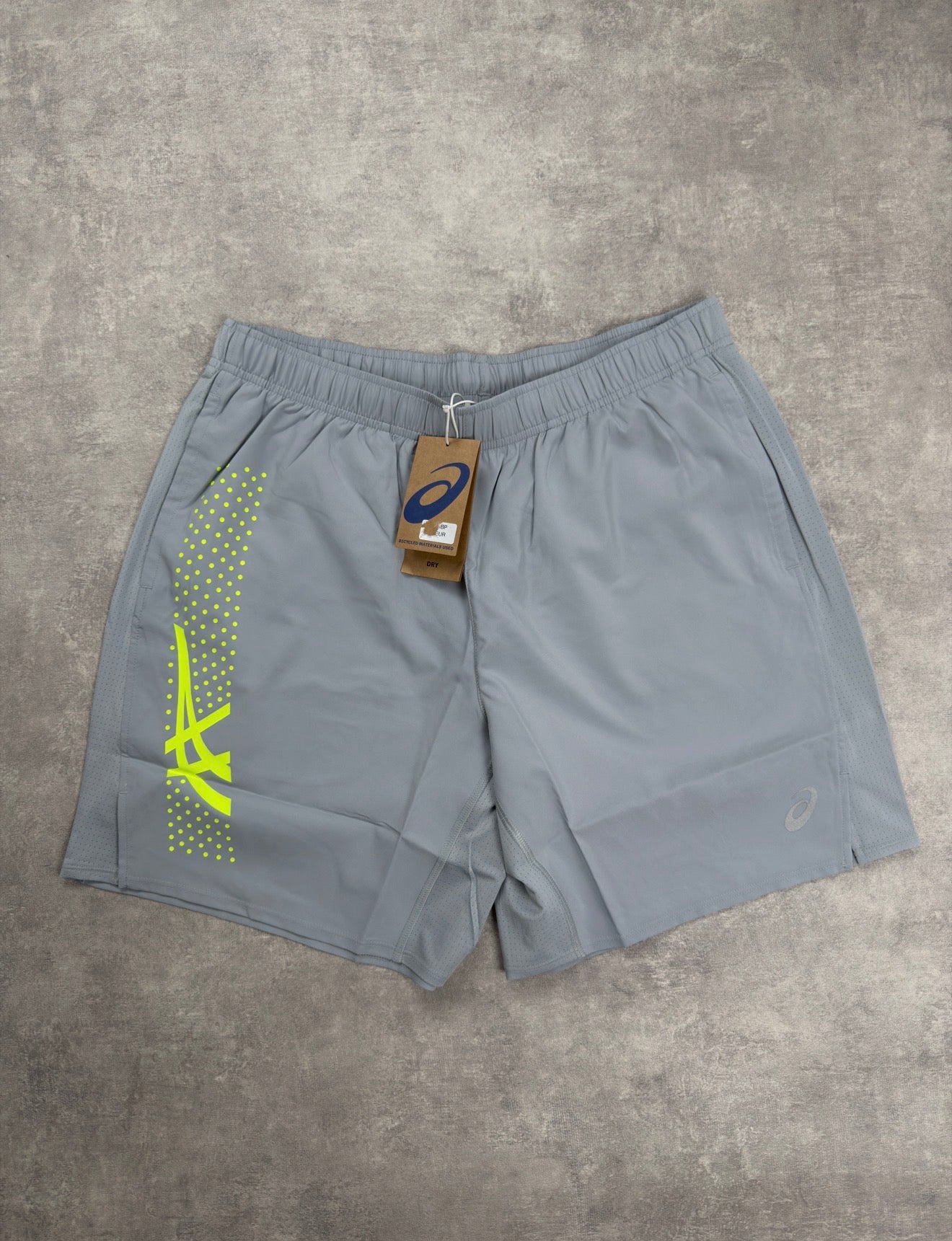 ASICS Icon Short (Piedmont Grey / Neon)