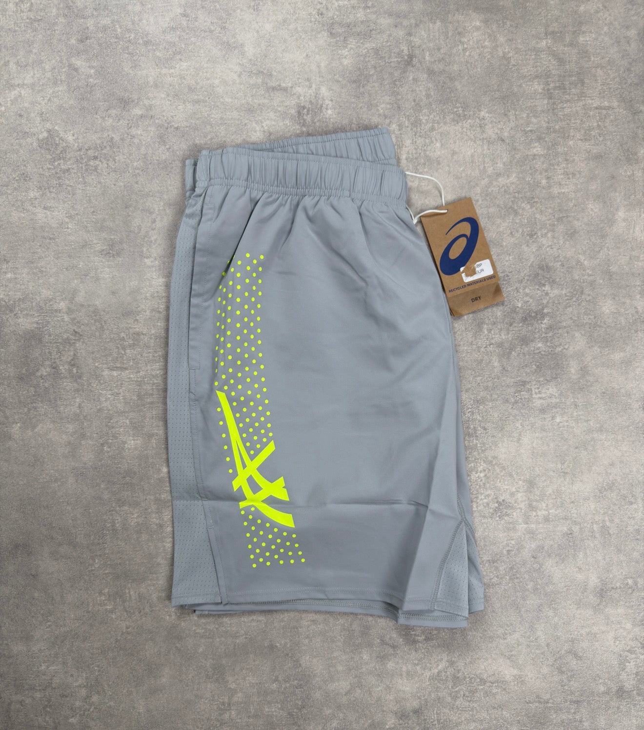 ASICS Icon Short (Piedmont Grey / Neon)