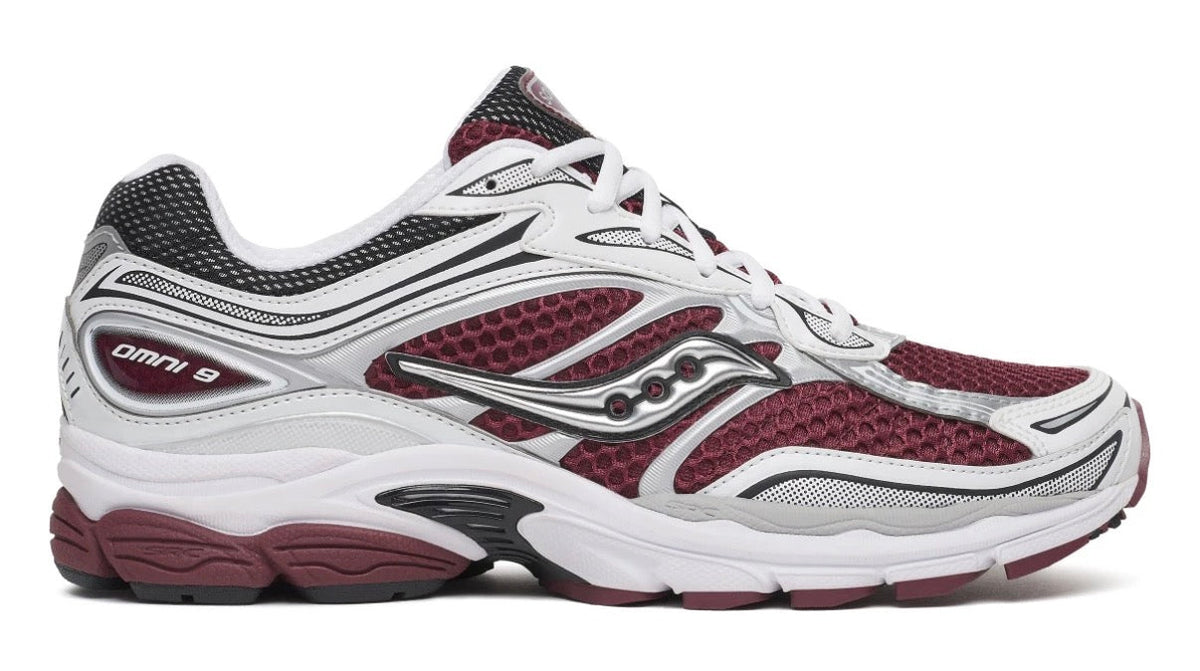 Saucony Progrid Omni 9 (Maroon /White)